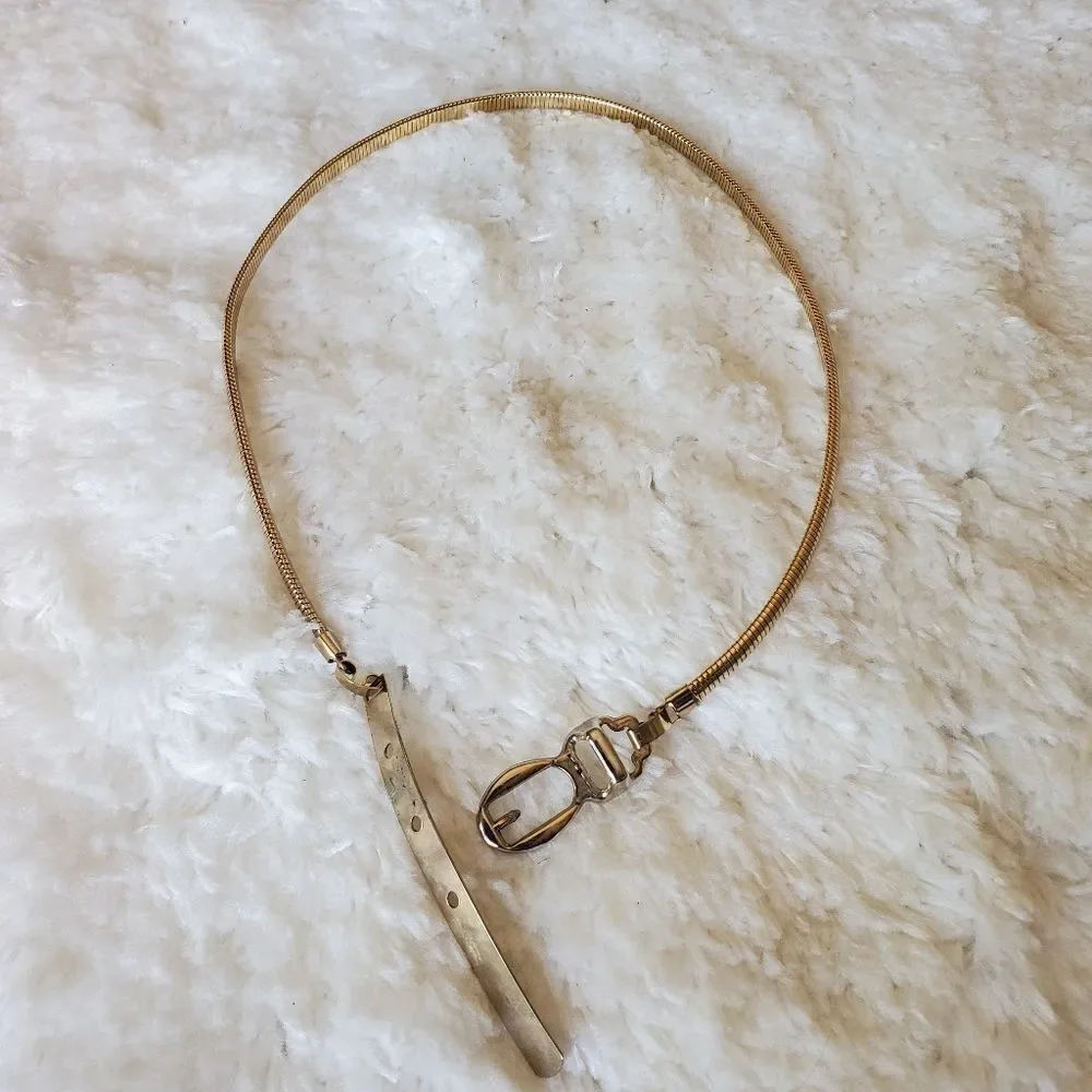 Women's Unbranded Belt Small Gold Tone Vintage‎